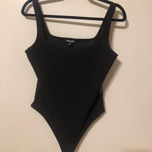 Express Square Neck Thong Bodysuit